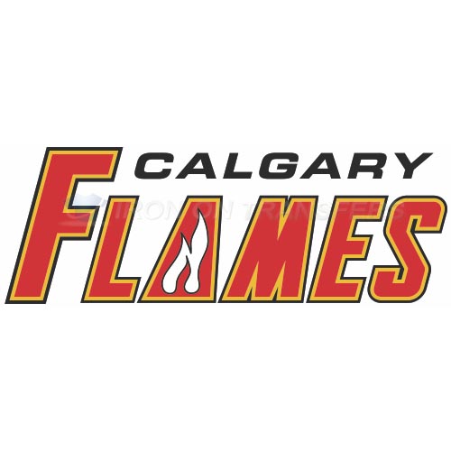 Calgary Flames Iron-on Stickers (Heat Transfers)NO.96